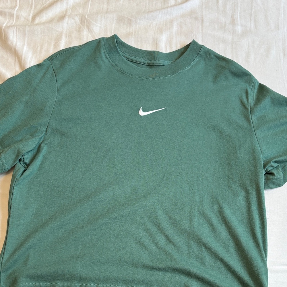 Nike Forest Green Tee with White Logo